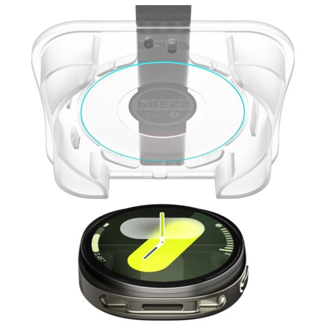 Spigen Glas.TR EZ FIT Tempered Glass for Samsung Galaxy Watch 8 40mm - imagine 4