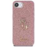 Case Guess Fixed Glitter Big 4G for iPhone 16e pink - imagine 3