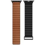 Beline Apple Watch Magnetic Pro Strap 42/44/45/49mm Black/Brown Box - imagine 3