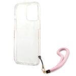 Guess GUHCP13XKCABPI iPhone 13 Pro Max 6,7" pink hardcase Camo Strap Collection - imagine 7