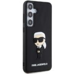 Karl Lagerfeld KLHCS24M3DRKINK S24+ S926 black hardcase 3D Rubber Ikonik - imagine 4