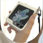 Araree Canvas Diary Case Sam Z Flip5 F731 ivory AR10-01778B - imagine 3