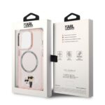 Karl Lagerfeld KLHMP14XHNKCIP iPhone 14 Pro Max 6,7" hardcase pink Iconic Karl&Choupette Magsa - imagine 8
