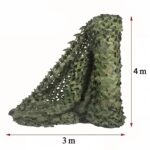 Black Forest Camouflage Net, Military Garden Camouflage 3x4m Cover - imagine 3