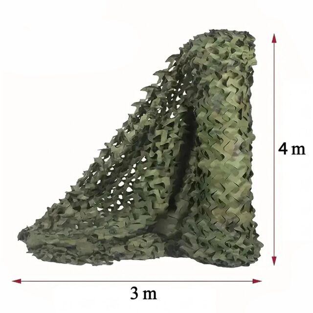 Black Forest Camouflage Net, Military Garden Camouflage 3x4m Cover - imagine 3