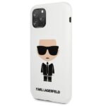 Karl Lagerfeld KLHCN58SLFKWH iPhone 11 Pro hardcase white Silicone Iconic - imagine 2