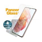 PanzerGlass E2E Microfracture Sam S21G991 Case Friendly Finger Print AntiBacterial  black - imagine 4