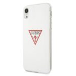 Guess GUHCI61PCUCTLWH iPhone Xr white hardcase Triangle Collection - imagine 2