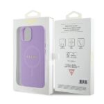 Guess GUHMP15MPSAHMCU iPhone 15 Plus / 14 Plus 6.7" purple hardcase Saffiano MagSafe - imagine 8