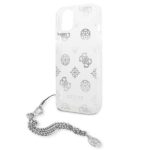 Guess GUHCP13SKSPESI iPhone 13 mini 5,4" silver hardcase Peony Chain Collection - imagine 6