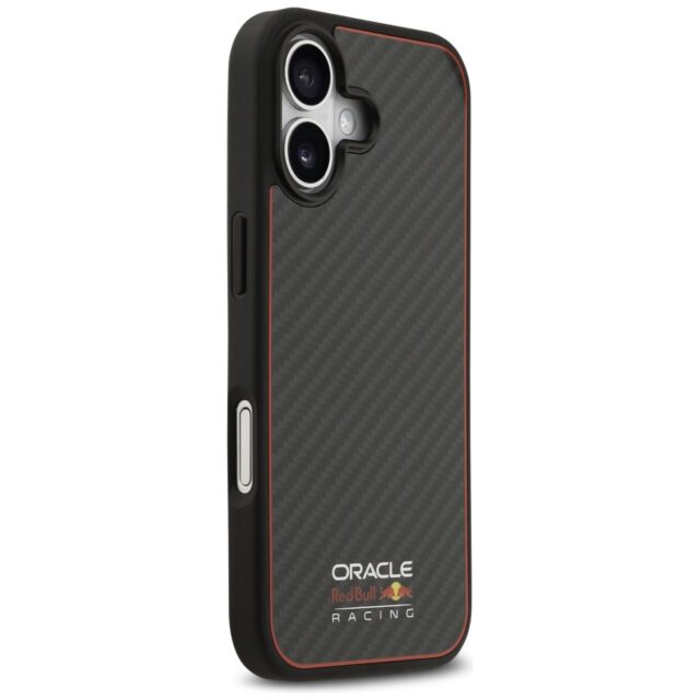 Case Red Bull Kevlar Logo Matt MagSafe for iPhone 17 black - imagine 4