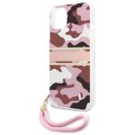 Guess GUHCP13MKCABPI iPhone 13 / 14 / 15 6,1" pink hardcase Camo Strap Collection - imagine 6