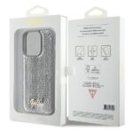 Guess GUHCP15LPSFDGSS iPhone 15 Pro 6.1" silver hardcase Sequin Script Metal - imagine 8