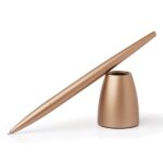 Lexon Scribalu Pen with Base soft gold LS64D7 - imagine 3