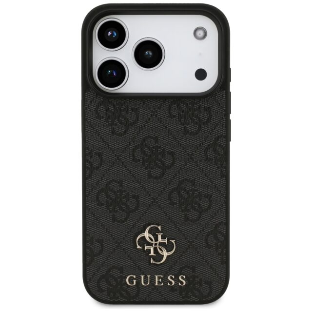 Guess 4G Small Classic Logo MagSafe case for iPhone 17 Pro black - imagine 3