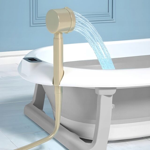 Extralink Kids | Bathtub | grey with LED thermometer - imagine 3