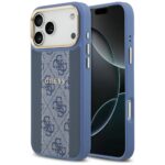 Case Guess 4G Stripe MagSafe for iPhone 17 Pro Max blue