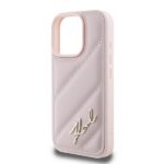 Karl Lagerfeld KLHCP16XPQDSMGP iPhone16 Pro Max 6.9" pink hardcase Quilted Signature - imagine 6