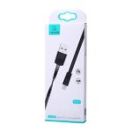 USAMS U2 Flat Cable Lightning 1.2m black SJ199IP01 iPhone 5/6/7/8/X (US-SJ199) - imagine 3