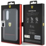 Ferrari FEHCZFD5PSEK Z Fold5 F946 Black Hardcase Perforated Line - imagine 7