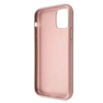 Guess GUHCN61RSSASRG iPhone 11 6,1" / Xr rose gold hard case Saffiano 4G Circle Logo - imagine 4