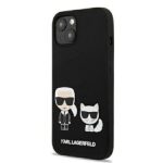 Karl Lagerfeld KLHMP13MSSKCK iPhone 13/ 14 /15 6,1" hardcase black Silicone Karl & Choupette Magsafe - imagine 3