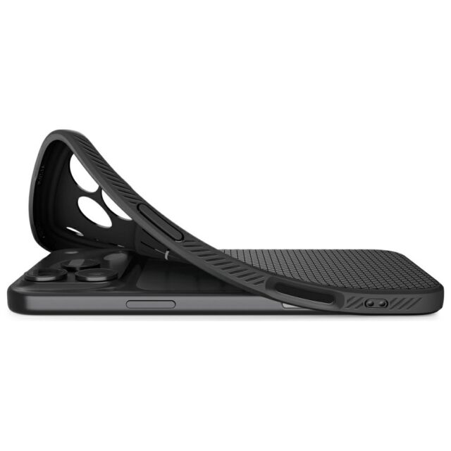 Spigen Liquid Air Case for iPhone 17 Pro Black - imagine 8