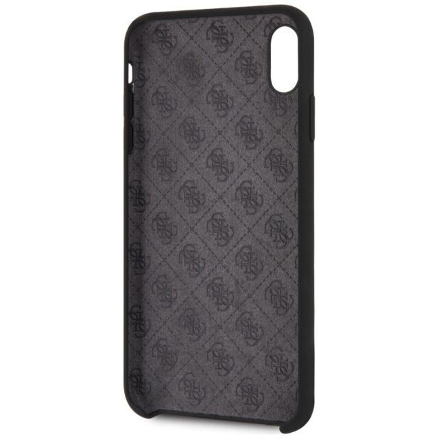 Guess GUHCI65LSGLBK iPhone Xs Max black hard case Silicone - imagine 4
