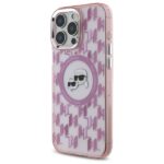 Karl Lagerfeld KLHMP16LHMCKMHP iPhone 16 Pro 6.3" pink IML Monogram Karl&Choupette Head MagSaf - imagine 2