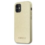 Guess GUHCP12SIGLGO iPhone 12 mini 5,4" gold hardcase Iridescent - imagine 2