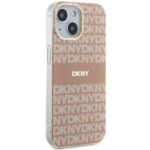 DKNY DKHMP15SHRHSEP iPhone 15 / 14 / 13 6.1 inch pink hardcase IML Mono & Stripe MagSafe - imagine 4