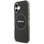 AMG Double Layer Transparent Smocked MagSafe Case for iPhone 17 Black - imagine 2