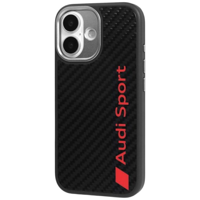 Case Audi R8 Carbon Fiber MagSafe for iPhone 17 black - imagine 3