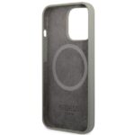 Guess GUHMP13XSPLG iPhone 13 Pro Max 6,7" grey hard case Silicone Logo Plate MagSafe - imagine 7