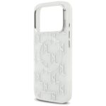Karl Lagerfeld IML KL Monogram MagSafe Case for iPhone 17 Pro Max White - imagine 6