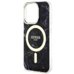 Guess GUHMP14XPCUMAK iPhone 14 Pro Max 6.7" black hardcase Marble MagSafe - imagine 6