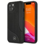 Mercedes MEHCP13SCDOBK iPhone 13 mini5,4" black hardcase Leather Perforated Area