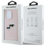 Karl Lagerfeld KLHMP16XSKCHPPLP iPhone 16 Pro Max 6.9" pink hardcase Silicone Double Heads Pri - imagine 8