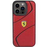 Ferrari FEHCP15LPTWR iPhone 15 Pro 6.1" red hardcase Twist Metal Logo - imagine 3
