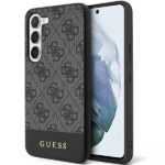 Guess GUHCS23SG4GLGR S23 S911 black hardcase 4G Stripe Collection