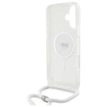 Karl Lagerfeld KLHMP16SHCKHNT iPhone 16 6.1" hardcase transparent Crossbody IML Karl Head Magsafe - imagine 6