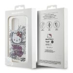 Hello Kitty HKHCP15XHDGPHT iPhone 15 Pro Max 6.7" white hardcase IML Kitty On Bricks Graffiti - imagine 8