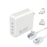 4smarts Ładowarka sieciowa 200W GaN FlexPro 4xUSB-C biała/white 544200
