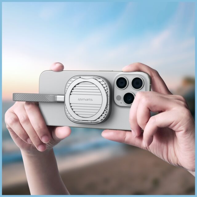 4smarts Magnetic SSD Case up to 4TB with 3C MagSafe Stand Gray 541311 - imagine 4