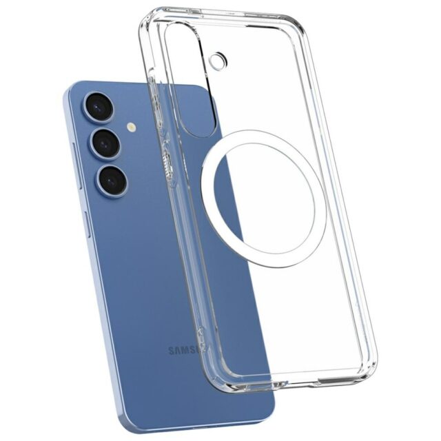 Spigen Ultra Hybrid Mag MagSafe Case for Samsung Galaxy S25 White - imagine 6