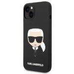 Karl Lagerfeld KLHMP14MSLKHBK iPhone 14 Plus / 15 Plus 6,7" hardcase black Silicone Karl`s Hea - imagine 2