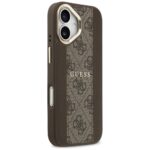 Case Guess 4G Stripe MagSafe for iPhone 17 brown - imagine 4