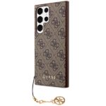 Guess GUHCS24LGF4GBR S24 Ultra S928 brown hardcase 4G Charms Collection - imagine 2