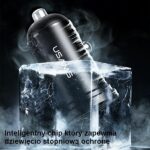 USAMS Car Charger 2xUSB 2.4A Mini black CC114TC01 (US-CC114) - imagine 5