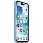 Case Apple MT0Y3ZM/A iPhone 15 / 14 / 13 6.1" MagSafe winter blue Silicone Case - imagine 3